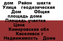 дом › Район ­ шахта № › Улица ­ геодезическая › Дом ­ 18 › Общая площадь дома ­ 54 › Площадь участка ­ 7 › Цена ­ 1 200 000 - Кемеровская обл., Киселевск г. Недвижимость » Дома, коттеджи, дачи продажа   . Кемеровская обл.